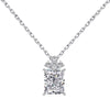 S925 Sterling Silver Geometric Perfum Bottle Pendant Light Luxury Clavicle Chain Necklace For Women Electroplated