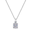 S925 Sterling Silver Geometric Perfum Bottle Pendant Light Luxury Clavicle Chain Necklace For Women Electroplated