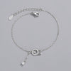 S925 Sterling Silver Geometric Rabbit Bracelet For Women Cute Niche Design Electroplated Jewelry Gift
