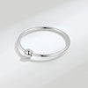 S925 Sterling Silver Geometric Rotating Anxiety Ring For Women