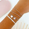 S925 Sterling Silver Geometric Simple Electroplated Bracelet For Women