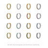 S925 Sterling Silver Geometric Simple Style Inlaid Zircon Women's Earrings