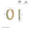 S925 Sterling Silver Geometric Simple Style Inlaid Zircon Women's Earrings