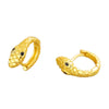 S925 Sterling Silver Geometric Snake Earrings With Electroplated Finish Fashion Statement Earrings