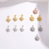 S925 Sterling Silver Geometric Star Zirconia Jewelry Charm Pendant Bracelet Clavicle Chain Necklace Earrings Handmade