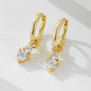 S925 Sterling Silver Geometric Style Women's Earrings