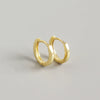 S925 Sterling Silver Geometric Unisex Earrings And Ear Buckles With Electroplating