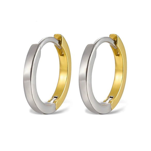 S925 Sterling Silver Geometric Zircon Earrings For Women