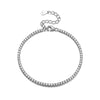 S925 Sterling Silver Geometric Zircon Women's Bracelet