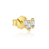 S925 Sterling Silver Geometric Zirconia Earrings For Women