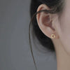 S925 Sterling Silver Gold Hollow Wreath Flower Stud Earrings Delicate Plant Floral Design For Women With Fine Craftsmanship