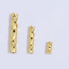 S925 Sterling Silver Handmade Straight Tube Beaded Bracelet Necklace Accessories With Electroplating
