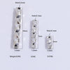 S925 Sterling Silver Handmade Straight Tube Beaded Bracelet Necklace Accessories With Electroplating