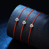 S925 Sterling Silver Handrope Adjustable Constellation Diamond Moissanite Bracelet For Women