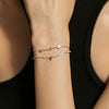 S925 Sterling Silver Heart Bracelet Women's Normcore Cold Style Electroplated