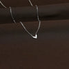 S925 Sterling Silver Heart Pendant Necklace With Diamonds And Letters Numbers Text Pattern 14K Gold Plated For Women