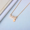 S925 Sterling Silver Heart Pendant Necklace With Zircon Electroplated Cross Chain Light Luxury Clavicle Necklace For Women