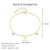 S925 Sterling Silver Heart Shape Zircon Women's Bracelet