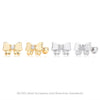 S925 Sterling Silver Heart Shape Zirconium Inlaid Electroplated Women's Earrings