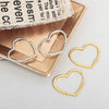 S925 Sterling Silver Heart Shaped Earrings For Women Minimalist Cold Style Fine Silver Earrings Wholesale