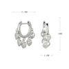 S925 Sterling Silver Heart Shaped Earrings French Retro Style