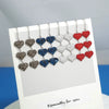 S925 Sterling Silver Heart Tassel Drop Earrings For Women Light Luxury Three Heart Shaped Long Dangle Earrings