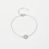 S925 Sterling Silver Hexagon Star Light Luxury Electroplated Platinum 18K Gold Women's Bracelet