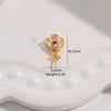 S925 Sterling Silver Inlaid Zircon Fourleaf Clover Pendant