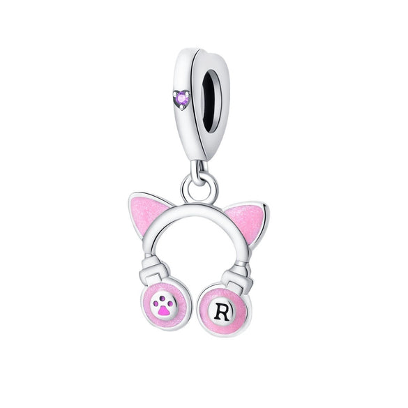 S925 Sterling Silver Jewelry Accessories Bracelet Hanging Ornaments Dripping Oil Design