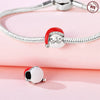 S925 Sterling Silver Jewelry Accessories With Dripping Oil Treatment And Christmas Theme For Diy Bracelet And Necklace
