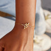 S925 Sterling Silver Leaf Branch Women's Electroplated Bracelet