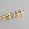 S925 Sterling Silver Leaf Design Electroplated Light Luxury Style Earrings