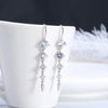 S925 Sterling Silver Leaf Geometric Zircon Stud Earrings For Women Electroplated Fine Jewelry Wholesale