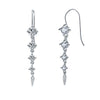 S925 Sterling Silver Leaf Geometric Zircon Stud Earrings For Women Electroplated Fine Jewelry Wholesale