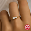 S925 Sterling Silver Light Luxury Single Row Diamond Cross Adjustable Ring With Geometric Pattern And Electroplating Treatment For Women