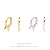 S925 Sterling Silver Liuding Style Electroplated Earrings Ear Jewelry