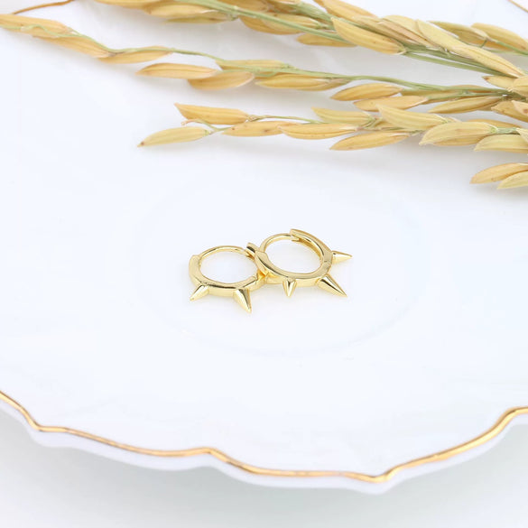 S925 Sterling Silver Liuding Style Electroplated Earrings Ear Jewelry