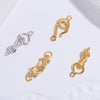 S925 Sterling Silver Lobster Hook Buckle Electroplated Universal Bracelet Necklace Connection