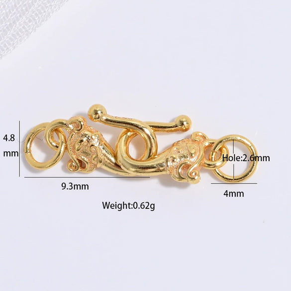 S925 Sterling Silver Lobster Hook Buckle Electroplated Universal Bracelet Necklace Connection