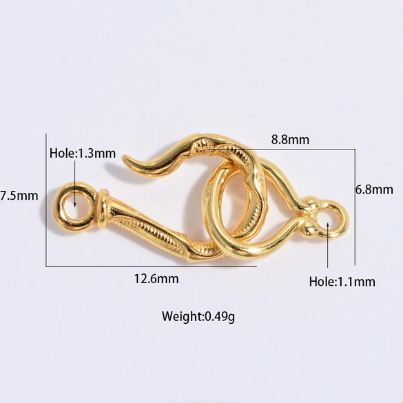 S925 Sterling Silver Lobster Hook Buckle Electroplated Universal Bracelet Necklace Connection