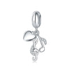 S925 Sterling Silver Lovers Family Friendship Pendant Diy Jewelry Accessories Bracelet With Dripping Oil Design