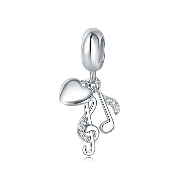 S925 Sterling Silver Lovers Family Friendship Pendant Diy Jewelry Accessories Bracelet With Dripping Oil Design