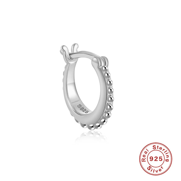 S925 Sterling Silver Mini Wide Face Five Pointed Star Electroplated Light Luxury Zircon Base Textured All Match Women's Fashion Earrings