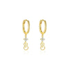 S925 Sterling Silver Musical Notes Fashion Earrings For Women With Zirconia