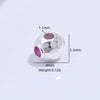 S925 Sterling Silver Oval Lantern Beaded Spacer Loose Beads Inlaid With Zirconia For Diy Bracelet Necklace