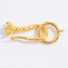 S925 Sterling Silver Pearl Bud Link Buckle Handmade Jewelry With Electroplating