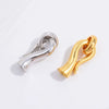 S925 Sterling Silver Pearl Bud Link Buckle Handmade Jewelry With Electroplating