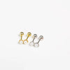 S925 Sterling Silver Pearl Flower Shape Earrings