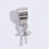 S925 Sterling Silver Pearl Pendant Handmade Melon Seed Buckle Necklace Pendant Electroplated