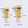 S925 Sterling Silver Pearl Pendant Handmade Melon Seed Buckle Necklace Pendant Electroplated